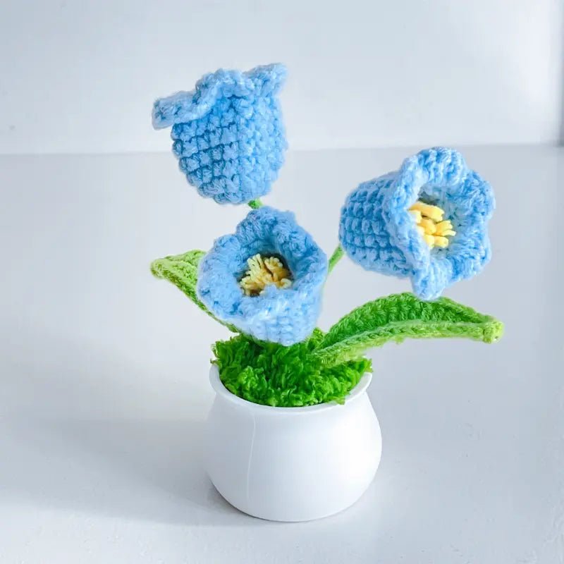 Handcrafted Crochet Flower Planter A22 - Small Beauty