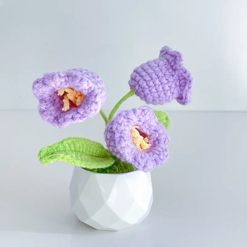 Handcrafted Crochet Flower Planter A22 - Small Beauty
