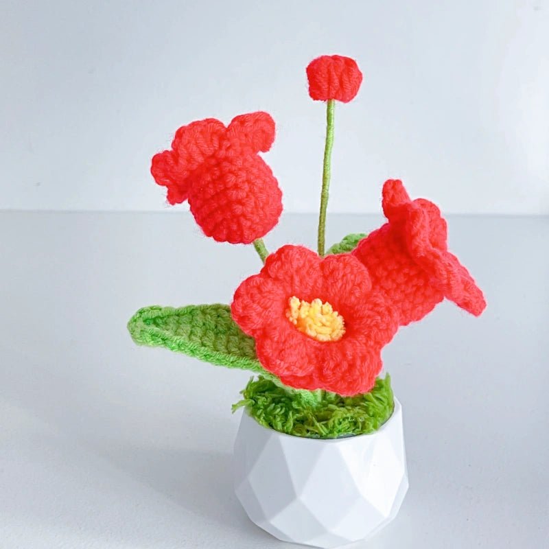 Handcrafted Crochet Flower Planter A27 - Small Beauty