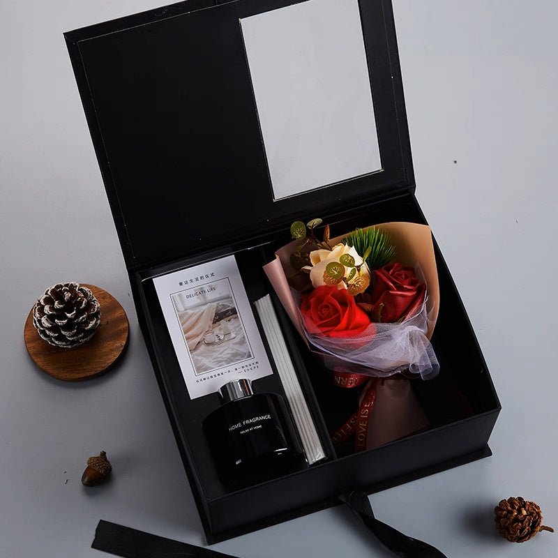 Fragrance Hug: The Elegant Bloom & Aroma Harmony Set - Small Beauty - 9