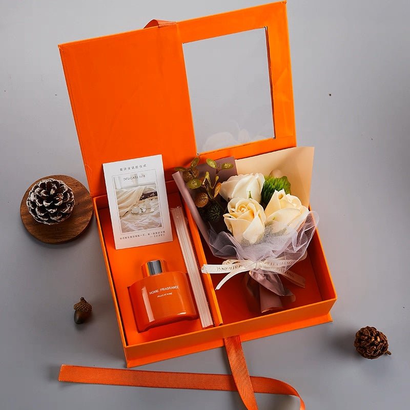 Fragrance Hug: The Elegant Bloom & Aroma Harmony Set - Small Beauty - 8