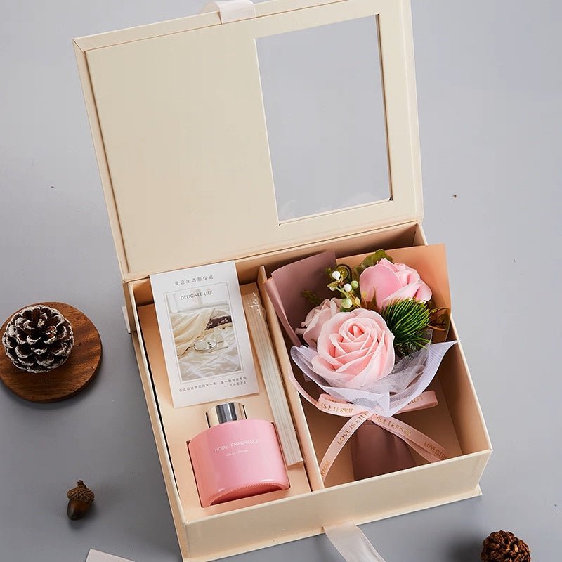 Fragrance Hug: The Elegant Bloom & Aroma Harmony Set - Small Beauty - 7