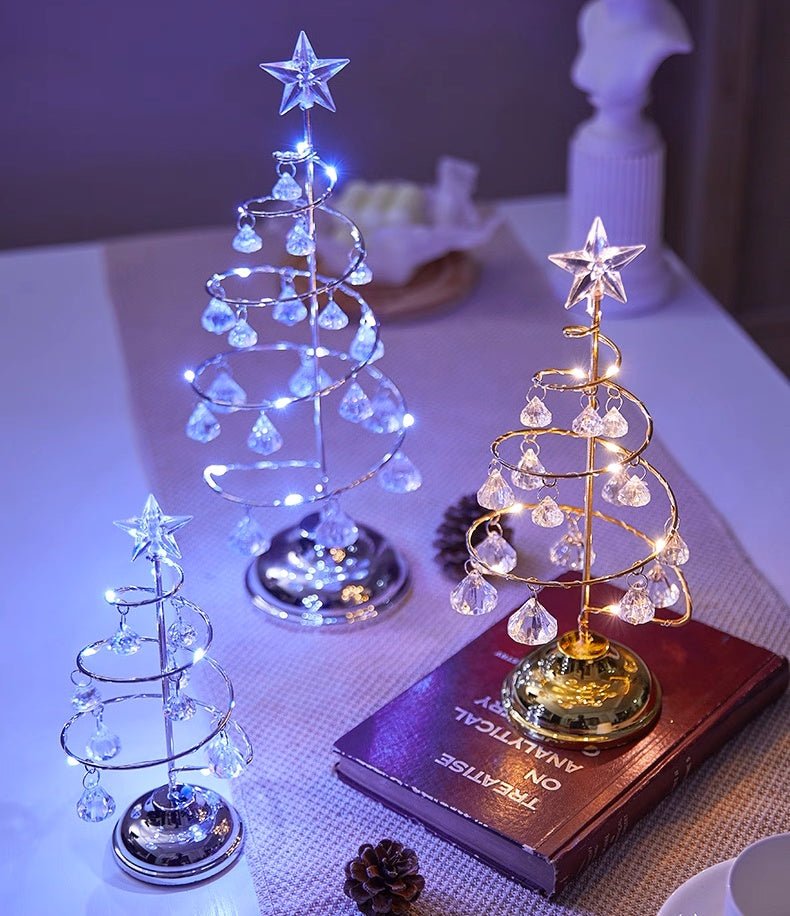 Crystal Glow Spiral Christmas Tree- Small Beauty