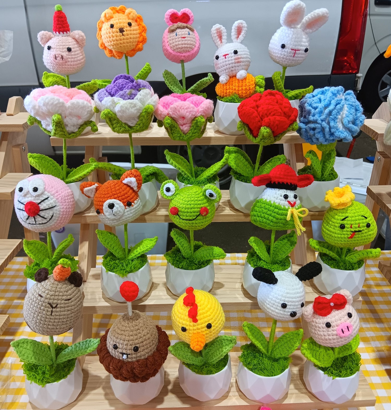 Handmade Crochet Pots - Small Beauty