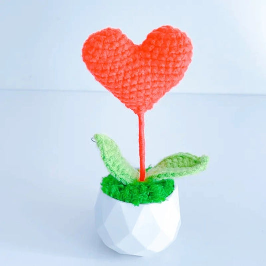 Handcrafted Crocher Flower Planter A16 - Small Beauty