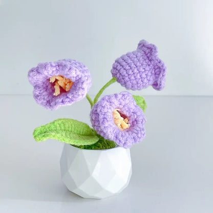 Handcrafted Crochet Flower Planter A22 - Small Beauty
