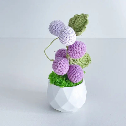 Handcrafted Crochet Flower Planter A23 - Small Beauty