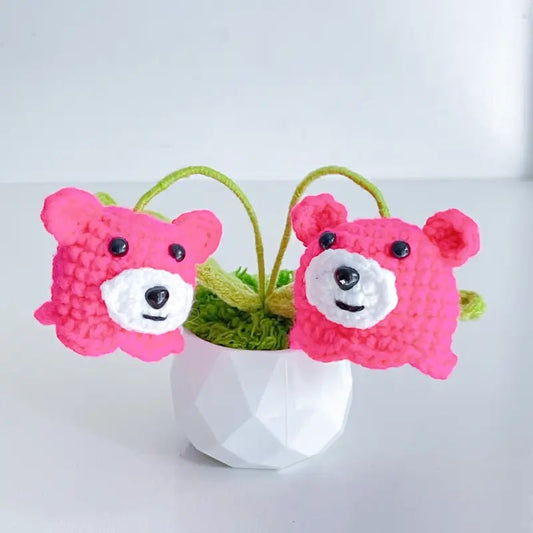 Handcrafted Crochet Flower Planter A25 - Small Beauty