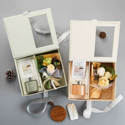 Fragrance Hug: The Elegant Bloom & Aroma Harmony Set - Small Beauty - 1